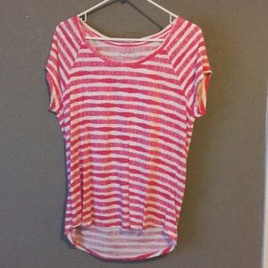 Pink Striped t-shirt